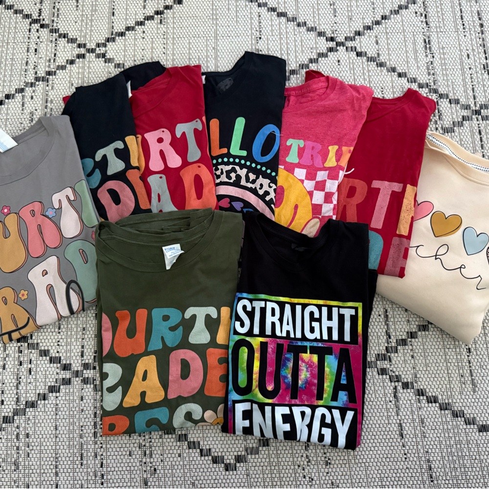 Colorful Graphic T-Shirts Collection
